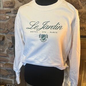 Abercrombie & Fitch Cream Le Jardin Sweatshirt